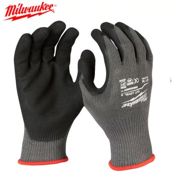 Перчатки MIlwaukee с защитой от порезов CUT LEVEL 5  - Форвард-Строй, тел. +7 (495) 208-00-68